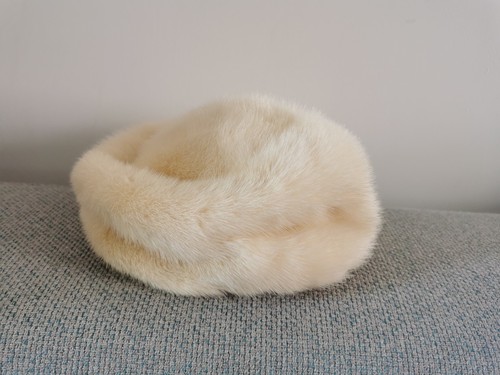 Bonnet vison vintage toque - bonnet, en