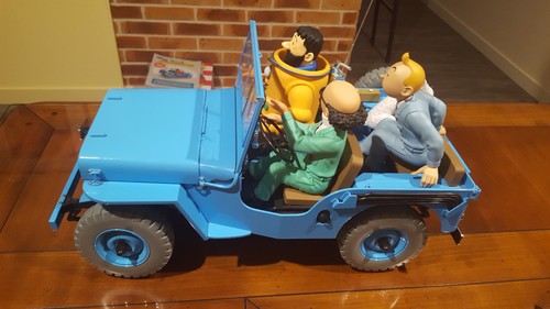 Tintin jeep objectif - tintin, 1/8