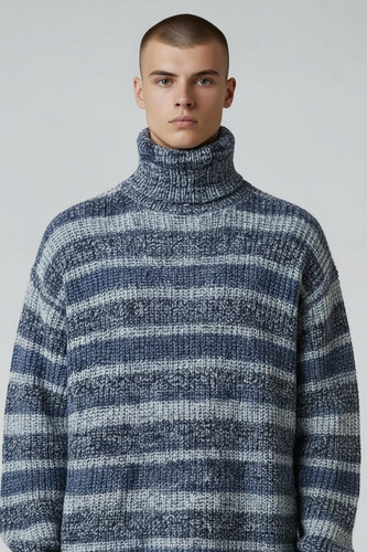 Pull col roulé - pull, vintage