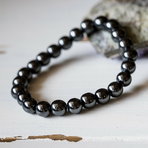 Bracelet hématite perles - hÉmatite,