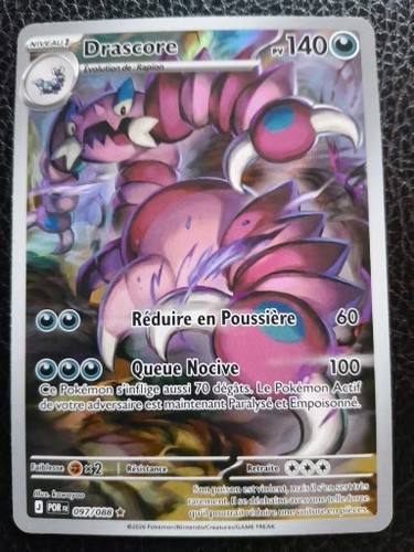 Carte pokémon drascore - carte,