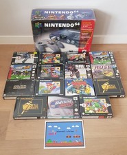 [N64] BUNDLE CONSOLE NINTENDO 64 + 10 GAMES + EXTRA BOXES (PAL)