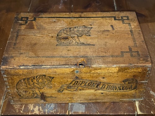 Ancienne caisse boite coffret - ancienne,