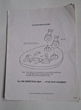 RARE notice jouet CHEVAL SCOUT