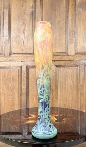 Daum nancy important vase à - -,