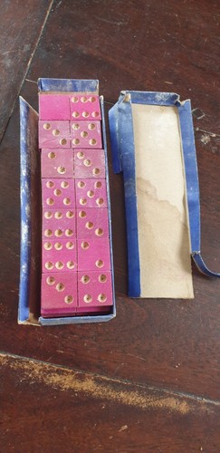 Jeu domino ancien - de, bois