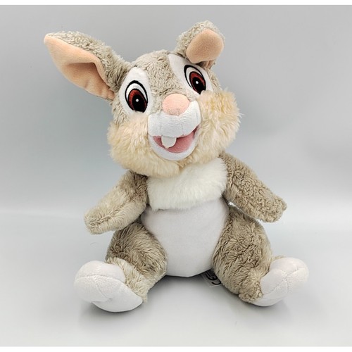 Doudou peluche lapin gris