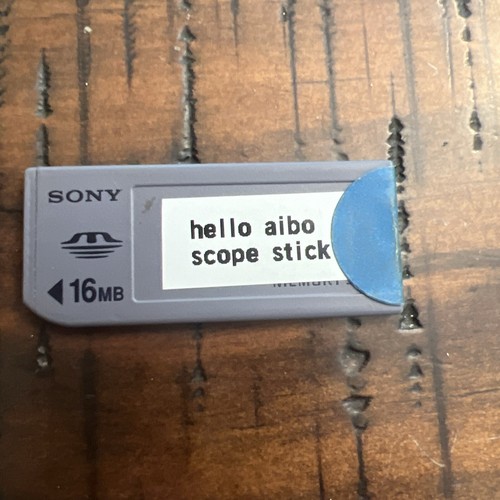 Aibo sony stick msa 16a - stick, hello