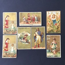 POULAIN - 7 Chromos Anciens