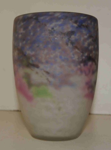 Vase art déco pâte verre - pâte, de