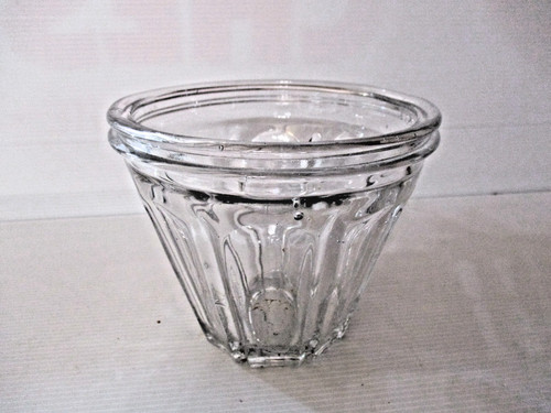 Ancien pot confiture conique - a,