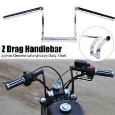 1" guidon z bar chrome moto
