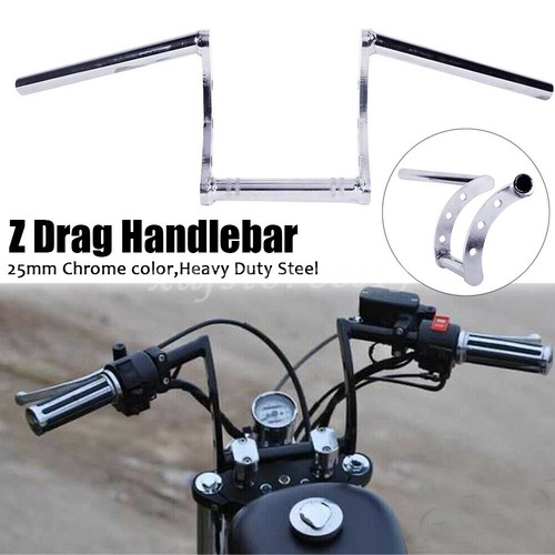 Guidon bar chrome moto - 1",