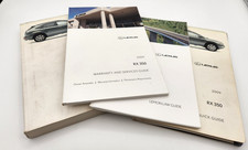 Lexus RX 350 2009 SUV Owners Manual, Quick Guide, Warranty Guide, Lemon Law Bks