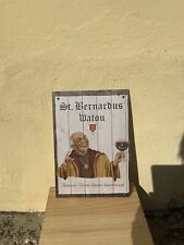 OLD POSTER REISSUE CARDBOARD BERNARDUS PATER BELGIAN BEER MONK DECO BISTRO