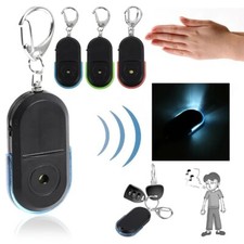 LED Loss Keychain Alarm Sound Light Wireless 10m Locates Whistle Noise