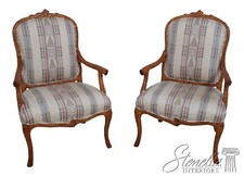 63514EC: Pair FAUX BOIS Branch Form Carved Open Armchairs	
