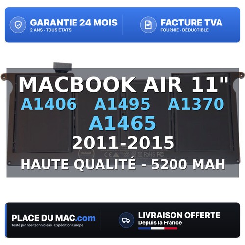 Batterie pour macbook air - macbook, 11