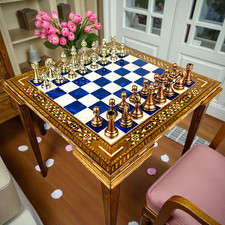 Jeu d'échecs en bois de luxe