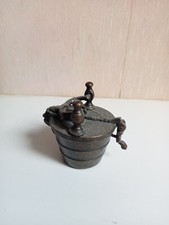 poids ancien en bronze hauteur 8 cm