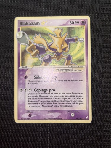 Carte pokémon alakazam - alakazam, gold