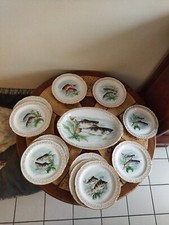 Service à Poisson Porcelaine