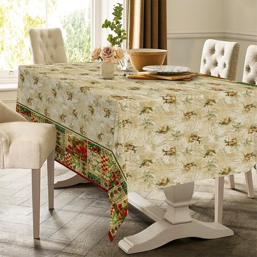 Nappe noël clocher - de,
