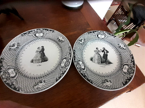 Assiettes parlantes en - 2,