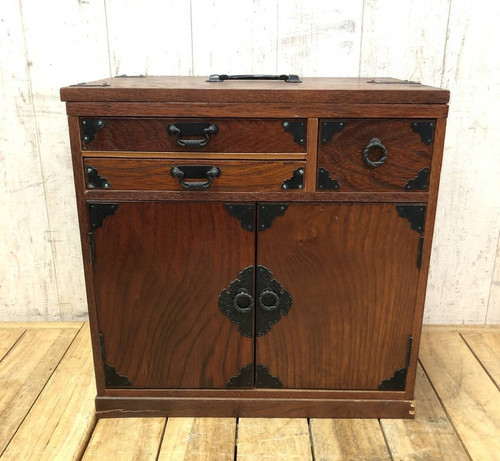 Ancien coffre rangement - ancien,