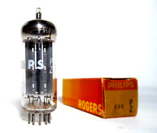 6V4 EZ80 FW Rectifier Tube Philips France NOS Woo Audio WA2 MR65 Trafomatic Amp