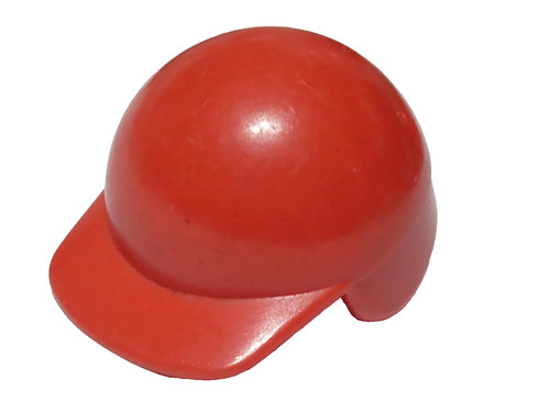 Ancien casque rouge playmobil - ancien,