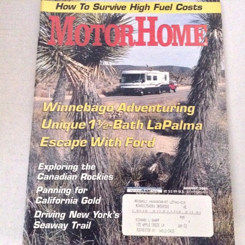 Motor home magazine winnebago - motor,