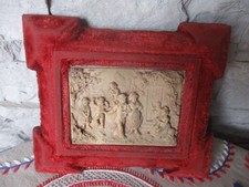 Ancien tableau bas-relief en