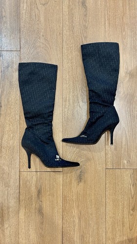 Dior bottes noires monogramme