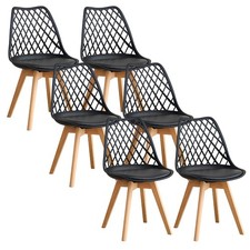 Lot de 6 chaises de salle à