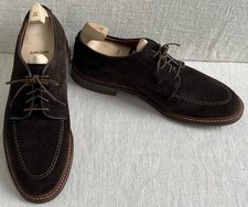 Alden 704 Brown Suede Mocc Toe Bluchers Orleans Last Leisure Sole 8.5 B/D ($670)