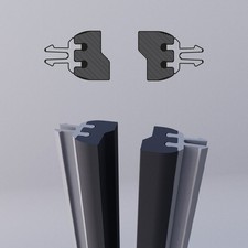 Paire d'aimants verticaux pour