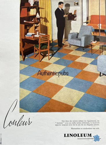 Publicite linoleum lino - linoleum,