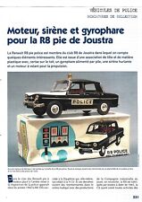 JOUSTRA / RENAULT 8 POLICE card