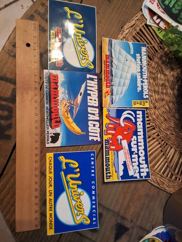 Lot anciens autocollants - anciens,