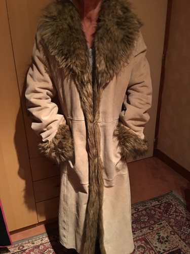Manteau long daim - manteau,