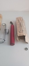 1950s Gonfleur Bicycle Pump Vintage French Campagnolo & Box And Holder Very Rare