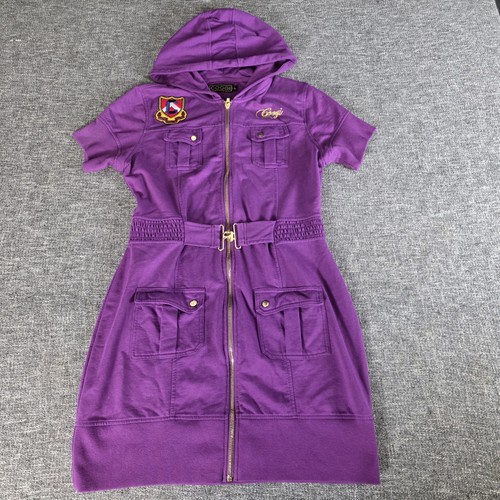 Coogi purple hooded - purple, zip
