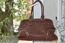 LONGCHAMP SAC CUIR MARRON PORTE MAIN 