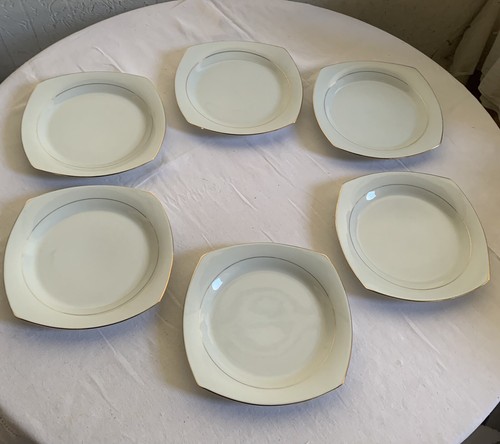 Assiettes plates forme - 6,