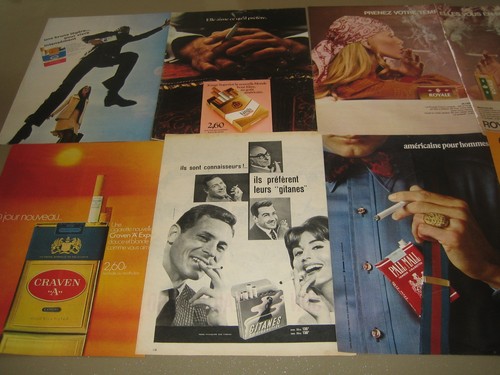 Lot publicités tabac - 10,