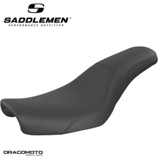SELLE HARLEY DYNA / GLIDE SADDLEMEN Profiler™ 896-04-047 One-Piece Noire GelC...