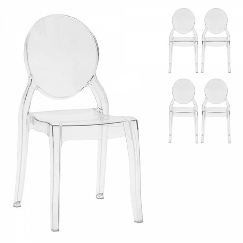 Chaise empilable en - 4,