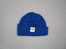 Opening Ceremony Hat Mens One Size Blue Virgin Wool Beanie Cuffed Made in Italy