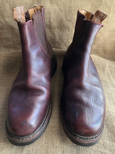Bottes chelsea vintage cuir - vintage,
